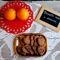 Biscotti al cacao e arancia